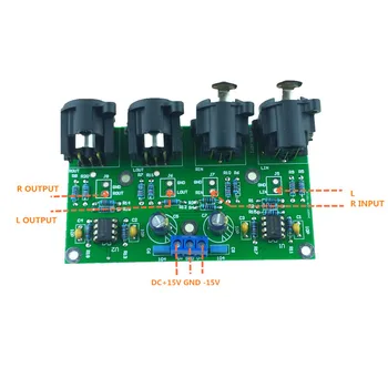 

DIY KIT Balanced preamp Board Unbalanced to balanced RCA to XLR for HIFI preamplifier AUDIO