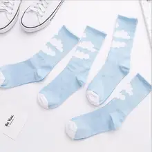 Осенние и зимние новые хлопковые женские носки для скейтборда в стиле хип-хоп