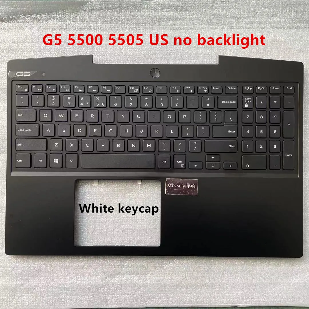 

New For Dell G5 5500 5505 G5S upper top cover keyboard RGB Backlight Laptop case bezel back cover bottom lower shell