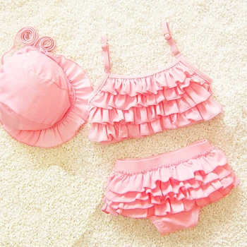 

Kids Swimwear Kids 3pcs Bikini Suits 2020 Summer Girls Swimsuit Swimming Beach Wear High Quality Swimwear for Girls