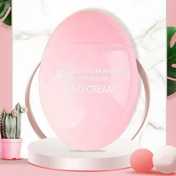 

Goose egg Hand Cream Cherry Blossom nicotinamide hand cream autumn and winter moisturizing hydrating rejuvenation anti-drying