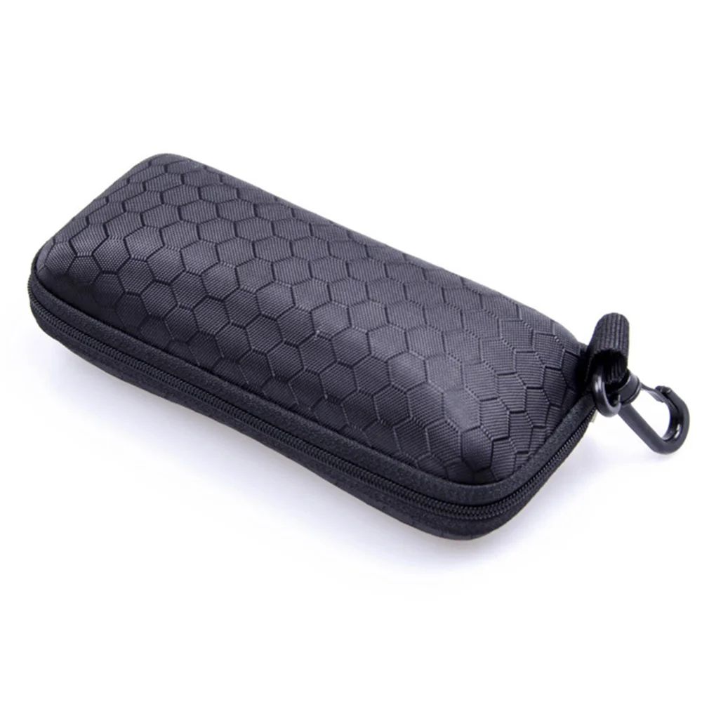 Fashion Newly Protable Rectangle Zipper Sunglasses Hard Eye Glasses Case Protector Box Cases Bags Eyewear Accessories