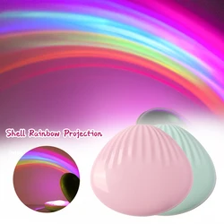 Lampe LED RGB colorée créative en forme d'œuf, 3 Modes d'éclairage, projecteur arc en ciel, décoration de chambre d'enfant, romantique et magique 
