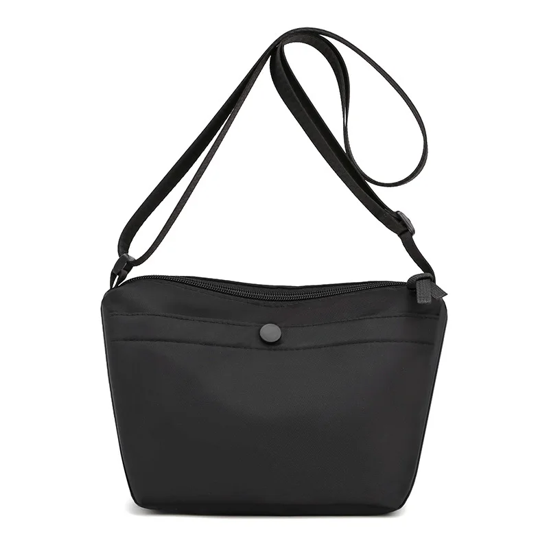 Nylon Shoulder Bag For Women 2021 Casual Small Waterproof Crossbody Bag Solid Color Soft Zipper Summer Coin Purse And Handbags 