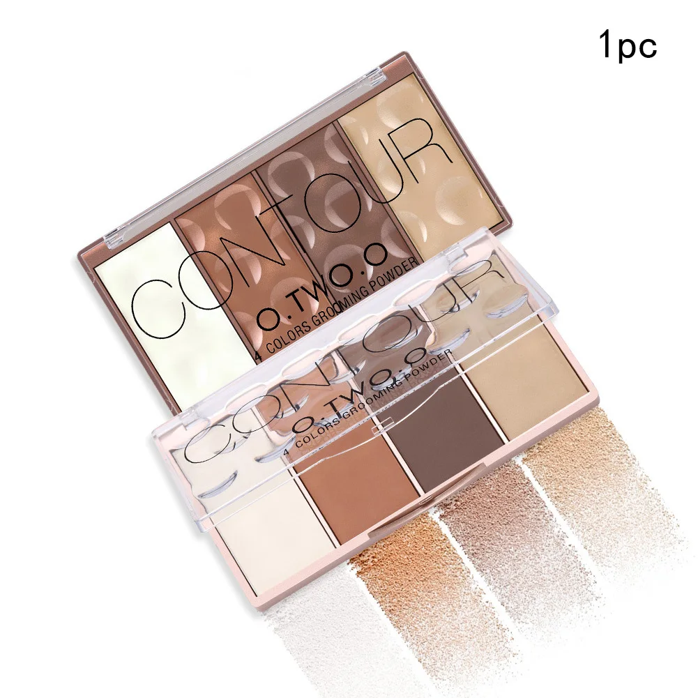 With Palette Blush Set Long Lasting Home Use Highlighter Salon Party Makeup Powder Natural Supplies Tool Facial Cosmetic