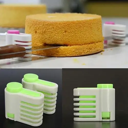 

5 Layers Kitchen DIY Cake Bread Cutter Leveler Slicer Cutting Fixator Tools New