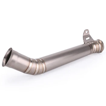 

for KTM DUKE 690 2012-2019 DUKE 690 Catalyst Delete Link Pipe Slip-On Motorcycle Catalizador Eliminator Exhaust Escape