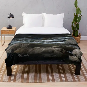 

Carson River Throw Blanket Soft Sherpa Blanket Bed Sheet Single Knee Blanket Office Nap Blanket