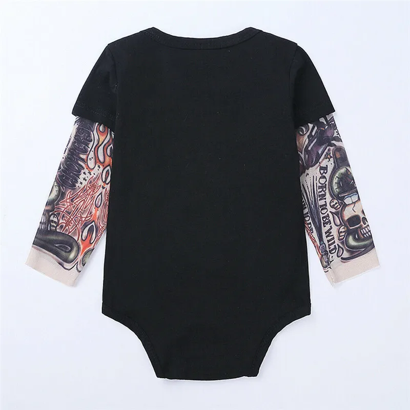 Рождественская Одежда для новорожденных мальчиков и девочек, Осенний комбинезон с круглым вырезом и геометрическим узором, Милый хлопковый комбинезон с длинными рукавами, один предмет