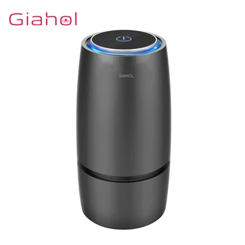 

GIAHOL portable Ultra-quiet Negative ionic Air purifier Intelligent Aromatherapy Car Air freheener Best Remove Smoke Odor Dust