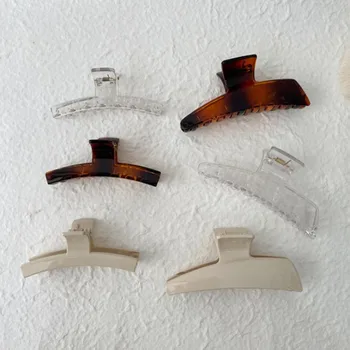 

Claws Retro Simple Clip For Hairpin Acrylic Headwear Hair New 1pcs Korean Women Ponytail Crab Girls Hair Styling Accessories