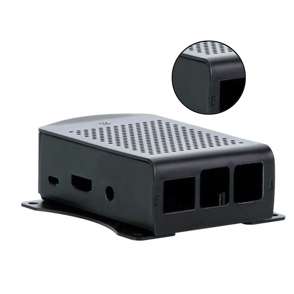Корпус защитный корпус алюминиевый сплав для Raspberry Pi 4B/Raspberry Pi 4+ вентилятор охлаждения