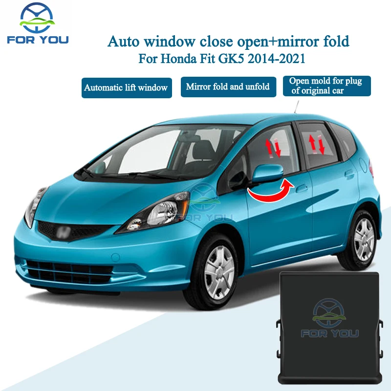 foryou-car-automatic-close-open-mirror-folder-kit-module-for-honda-fit-gk5-2014-2021-right-hand-drive