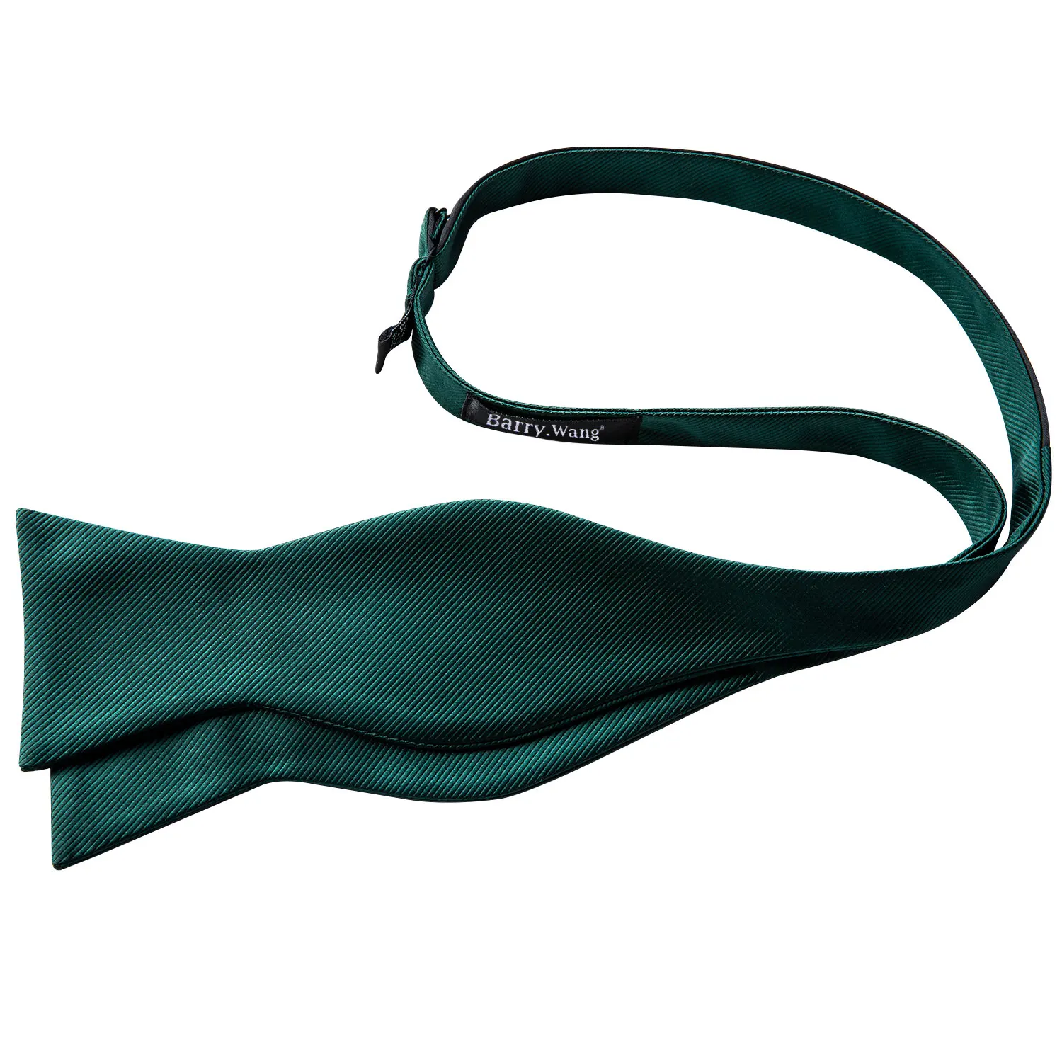 Одноцветный зеленый галстук-бабочка для мужчин, шелковый галстук-бабочка, карманные Квадратные запонки, бутоньерка, подарок для свадебной вечеринки Barry.Wang