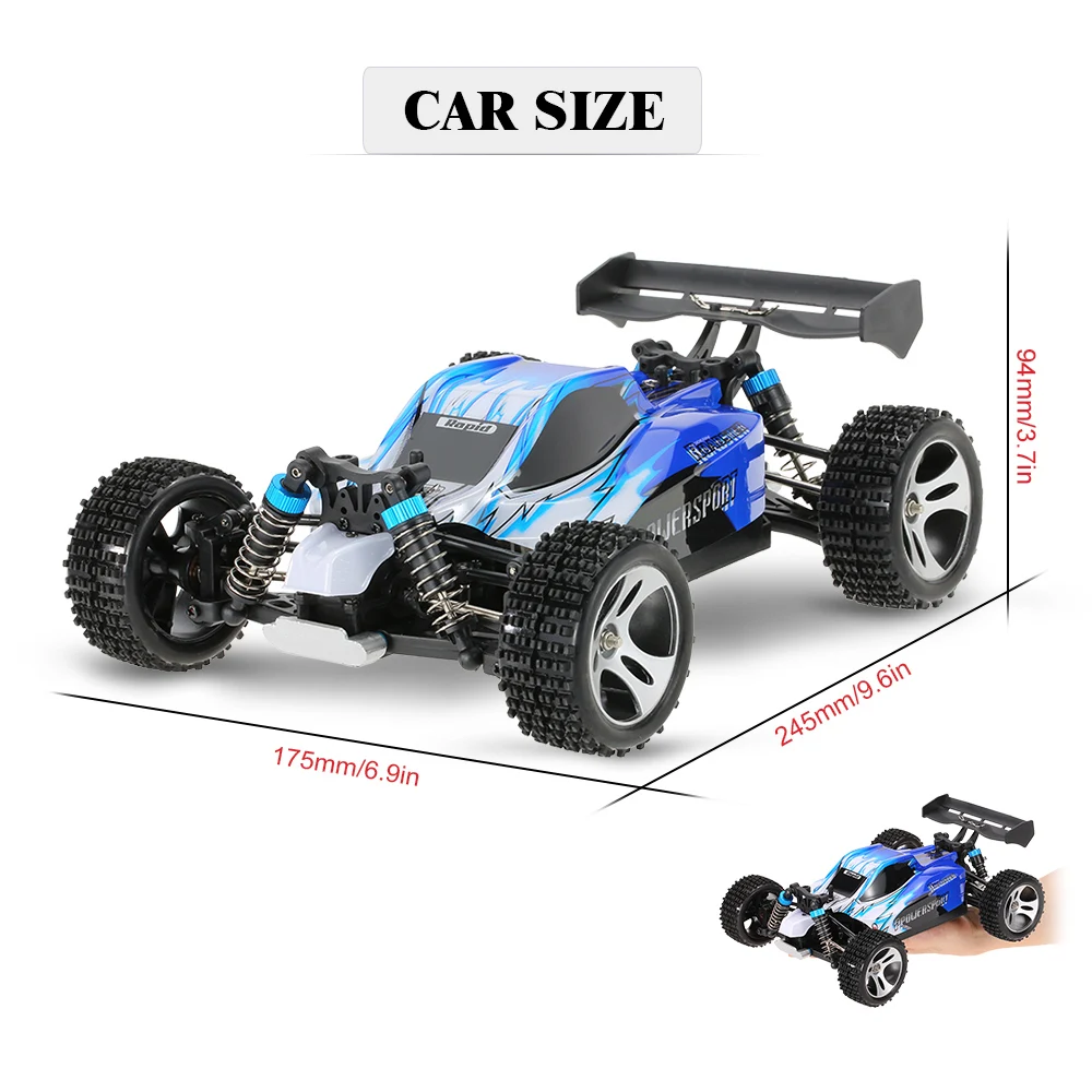 Wltoys A959 1:18 RC автомобиль 2,4 ГГц внедорожный 4WD 45 км/ч высокоскоростной гоночный автомобиль багги автомобиль RTR