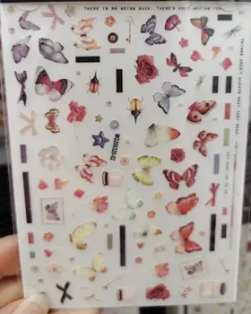 

2020 new popular butterfly manicure sticker 3D manicure sticker
