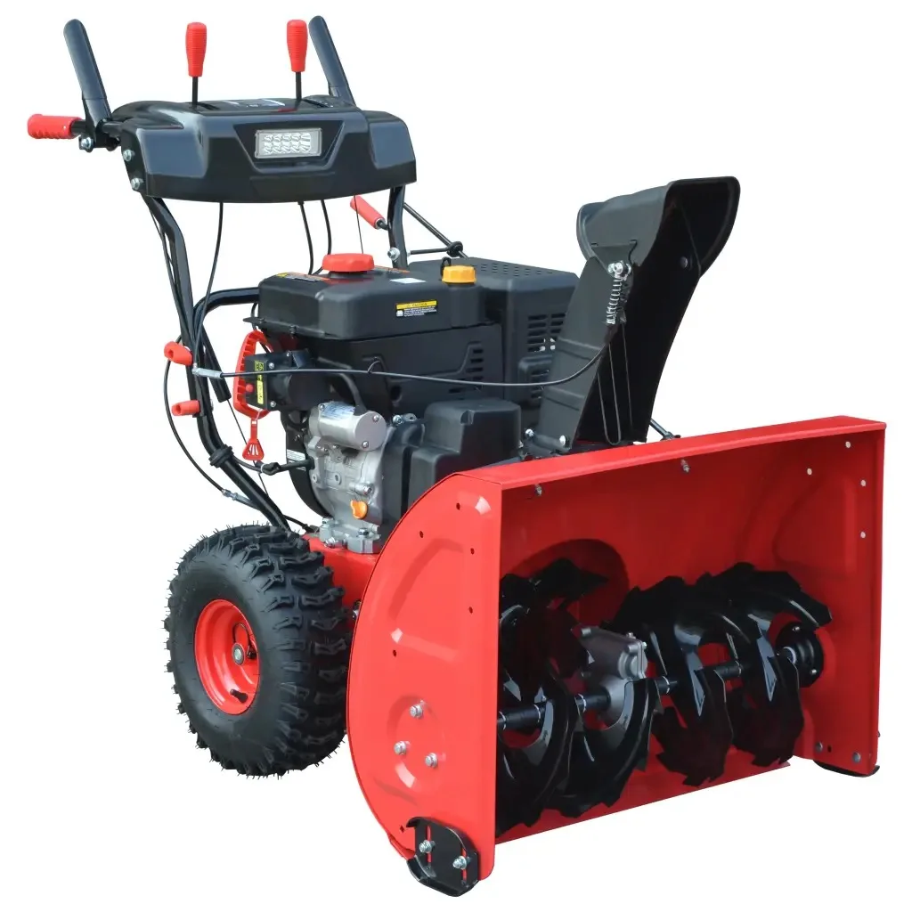 

VidaXL Two-Stage Snow Blower Electric/Manual Start 11 HP 302 Cc Snow Remover Self-Propelled With Illuminating Function