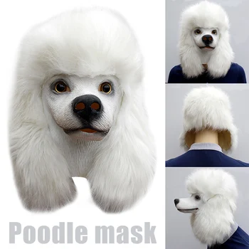 

Funny Dog Mask Halloween Cosplay Scary Latex Mask Costume Party Decoration YJS Dropship