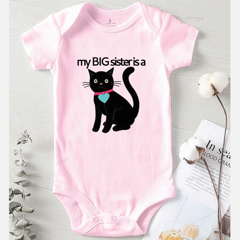 Baby Bodysuits classic Children Jumpsuits Infant Boy Winter Clothes Baby Cat Girl Romper Newborn Costume Infant Outfits Cat Print Big Sister Newborn Sailor Romper Girls Boy Costume Anchor Baby Rompers