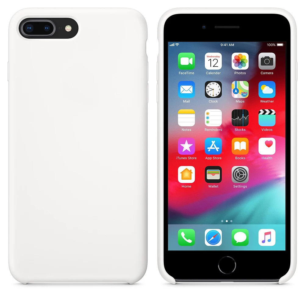 Оригинальные официальные силиконовые чехлы для Apple iphone X Xs MAX XR, чехол для iphone 11 Pro, чехол для Apple iphone 7/7 Plus 8 8 Plus