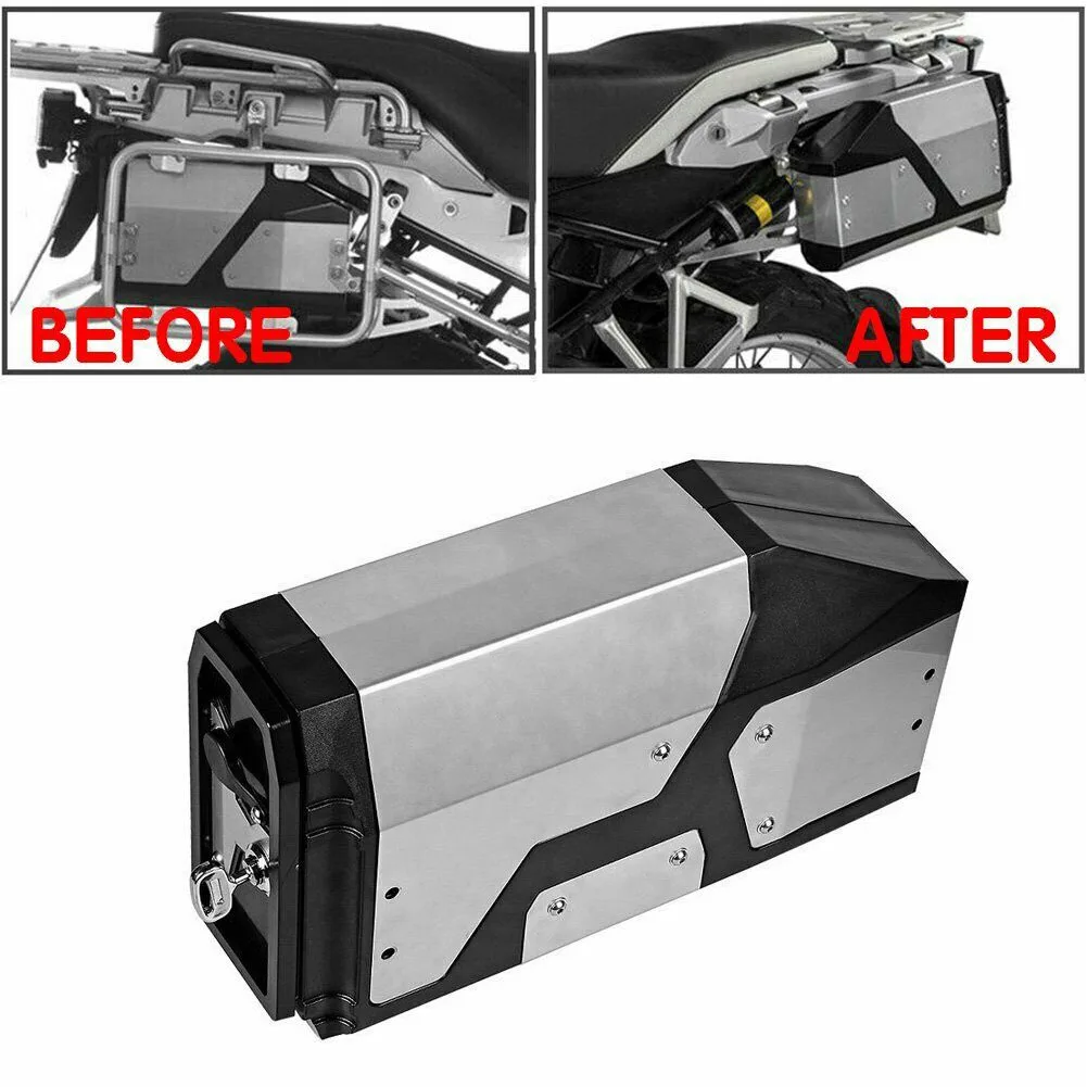 Tool Box Sturdy Side Bracket Use Organiser Portable Storage Lightweight Aluminum Hard Carry Decorative Durable For R1200GS