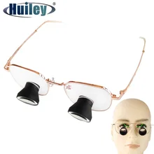 

Dental Binocular Loupes 2.5X/3X/3.5X Titanium Frame Glasses Magnifying Glasses Optical Glass Lens Magnifier 300-500mm