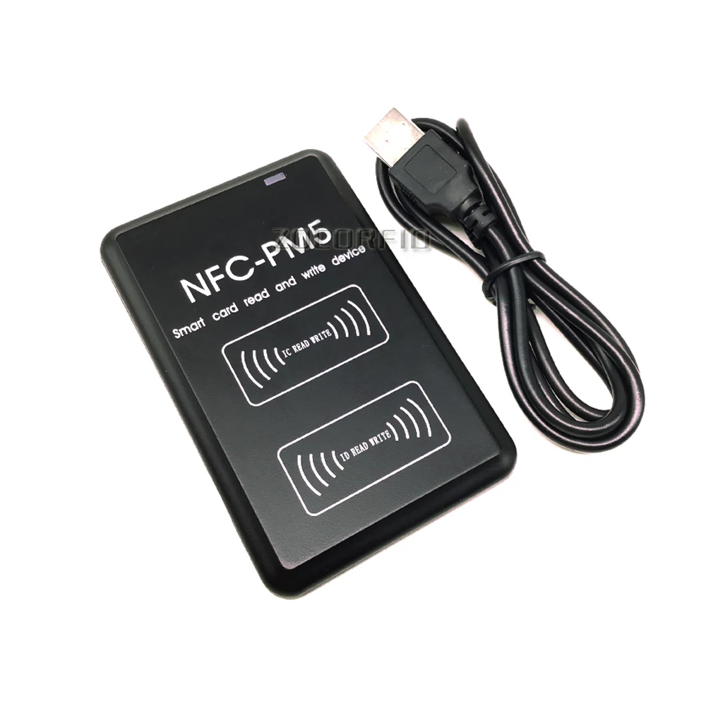 Двухчастотный копировальный аппарат PM5 125 кГц и 13 56 МГц декодирование NFC ридер rfid
