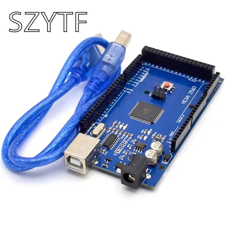 MEGA2560 MEGA 2560 R3 ATmega2560-16AU CH340G AVR USB плата развития для arduino | Электронные компоненты и