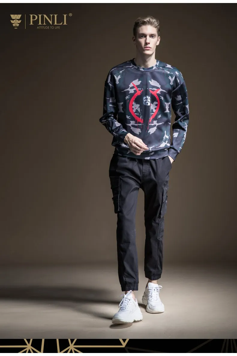 Moleton Masculino Real Twenty One Pilots Pinli осень мужской декоративный Камуфляжный костюм для отдыха с принтом тела B193309147