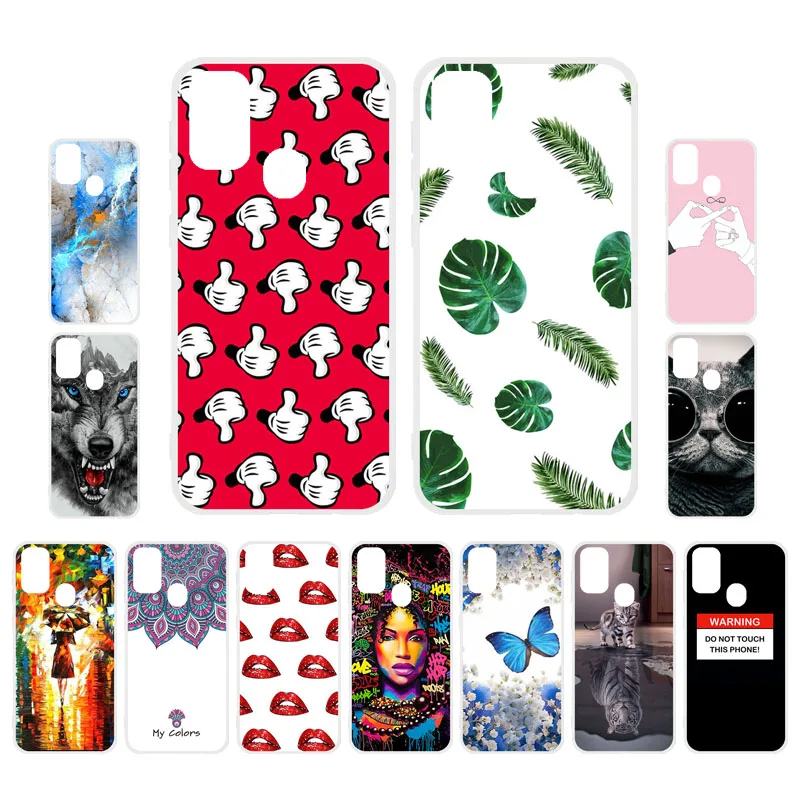 

Ojeleye DIY Patterned Silicon Case For Samsung Galaxy M30s Case Soft TPU Cartoon Phone Cover For Samsung M30s Bumper Fundas