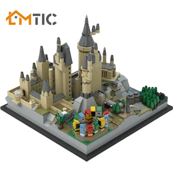 

MOC 25280 Magic Castle Compatible Hօgwarts Castle Architecture Movie Harrys Pottered Collection Toys Building Bricks Model Kids
