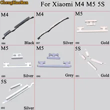 ChengHaoRan Боковая кнопка питания громкости запасные части для Xiaomi Mi 4 M4 M5 5s ремонт