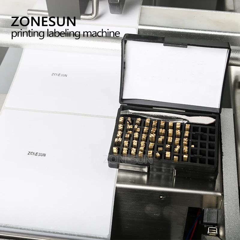 Полуавтоматический аппликатор для этикеток ZONESUN устройство нанесения принтер