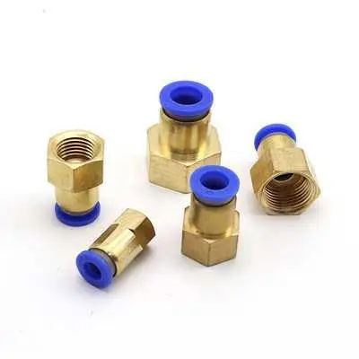 

PCF Pneumatic Quick Connector PCF6-01 PCF8-02 Internal Thread Straight Pipe Connector PCF6-02 PCF10-03
