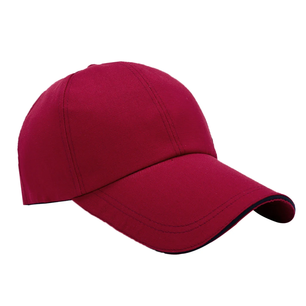 Stylish Plain Solid Stylish Baseball Cap Men’s Women’s Adults Sports Summer Sun Hat