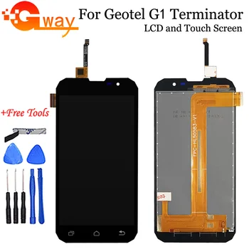 

5.0" For Geotel G1 Terminator LCD Display Touch Screen Digitizer Assembly For Geotel G1 LCD Touch Phone Accessories+Free Tools