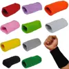 Unisex Cotton Wristbands Moisture Wicking Hand Protection Band for Basketball Running Fitness