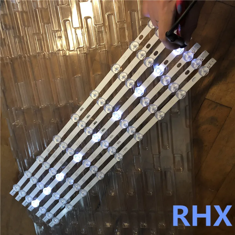 7pcs LED Backlight strip 9 Lamp For Pana sonic 50'' NDV REV1.1 TV A B HITACHI 50HYT62U TX-50A300B VES500UNDA VES500UNDC-2D-N01