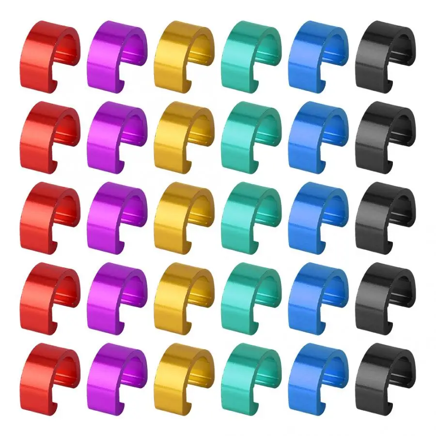 Bike Cable C Clips Buckles Brake/Shift Cable Housing Hose Guide for