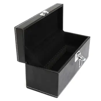 

Storage Box Coin Slab Jewelry PU Compound Plywood Style Bundle Coins Display Box Case For Home Organization