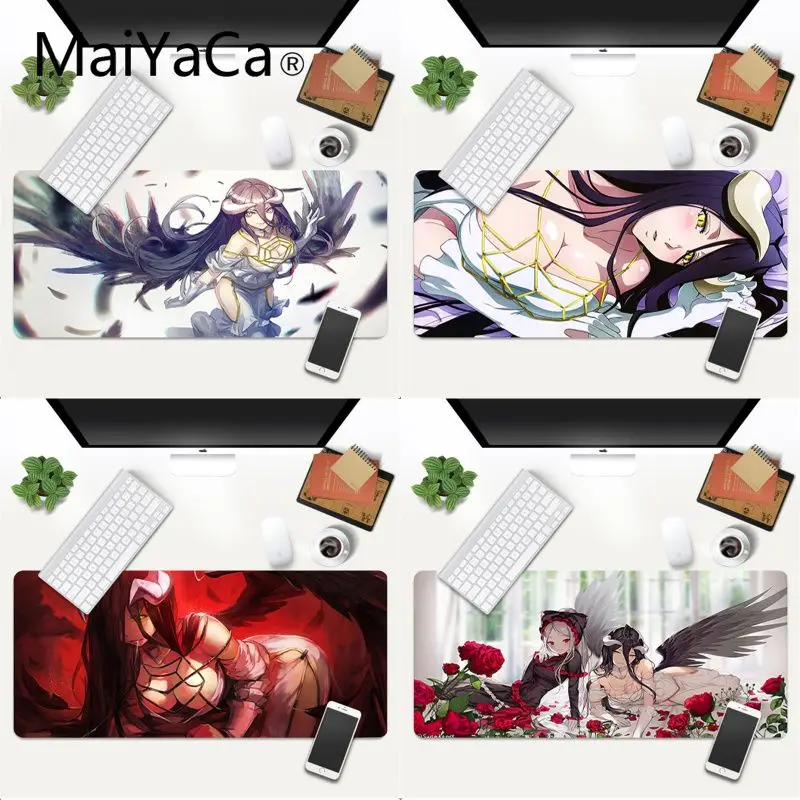 

MaiYaCa Overlord anime Unique Desktop Pad Game Mousepad Gaming Mouse Mat Speed Version xl xxl 700x300mm for dota2 cs go