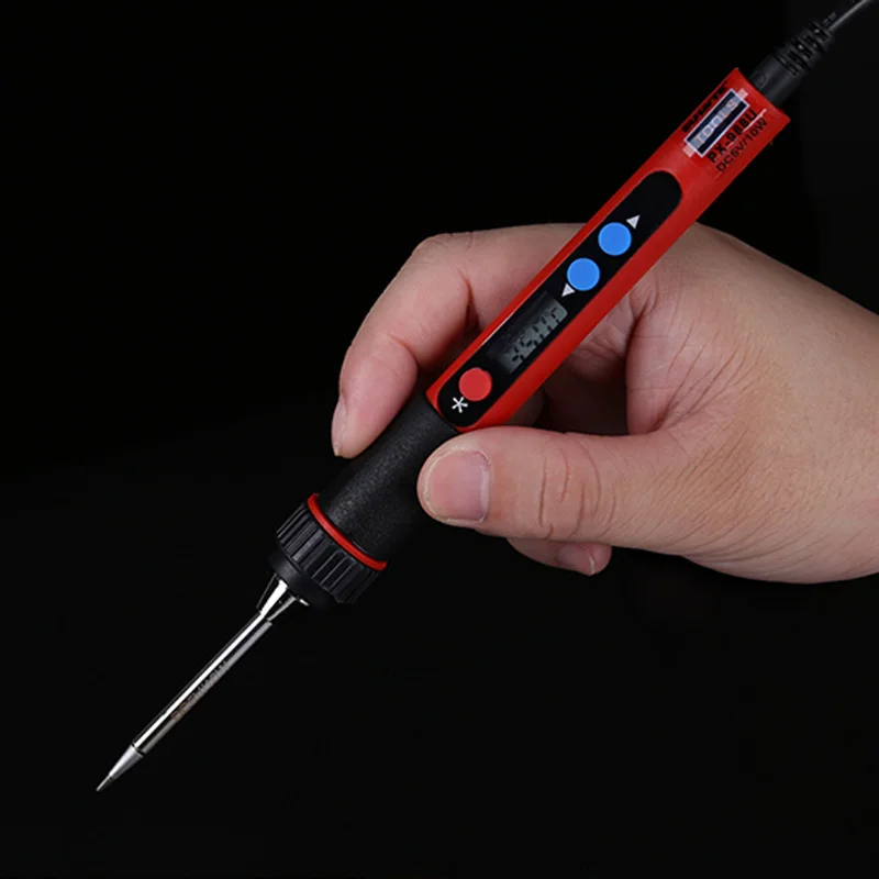 

Portable USB Solder Iron Set DC 5V 10W Digital LCD Screen Adjustable Temperature Soldering Welding Tin Repair Tools Soldadura