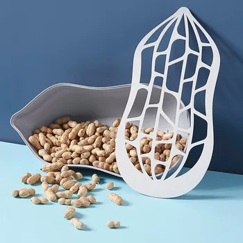 

Creative Peanut Shape Dried Fruit Storage Tray Living Room Candy Snack Plastic Tray