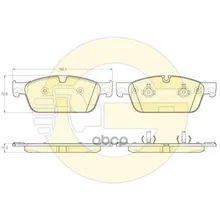 Колодки Тормозные Mercedes Gl X166/Ml W166 Передние 6119702 Girling арт. 6119702