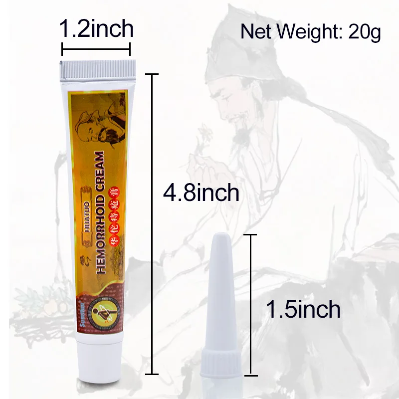 1pcs Tubes Hemorrhoids Ointment Painkiller Pain Relief External 100% Original Chinese Cream Anal Fissure Medical Plaster K10001