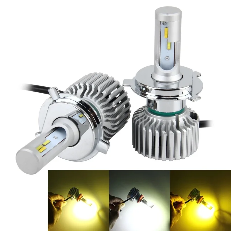 

One-to-H4 Voltage/Power 9-16 V/26 W 2250LM Car LED Headlight Built-in CANbus
