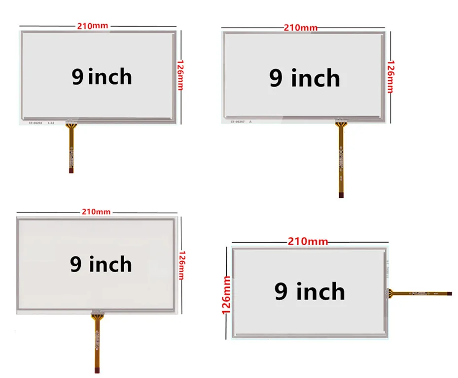 Resistência Universal Digitizer Touch Screen Painel de Vidro Carro Dvd Navegação Gps Multimídia Peças de Reposição 101