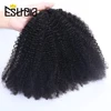 Mongol Afro Pelo Rizado mechones 8-20 pulgadas 100% extensiones de cabello humano mechones 1/3/4 Uds lotes Remy cabello teje Pelo Rizado corto ► Foto 3/6