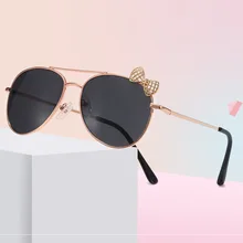 Модные Классические брендовые Винтажные Солнцезащитные очки из сплава для девочек от 3 до 7 лет, UV400 Oculos De Sol Gafas, n837