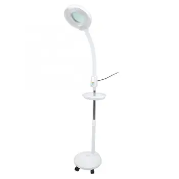 

5X LED Magnifying Floor Lamp Magnifier Glass Lens Cold Light